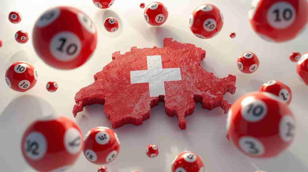 Schweiz-mit-Lottokugeln-die-auf-die-Schweizer-Lotterien-verweisen